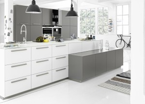 Logic kitchen wit/grijs - Keukenspecialisten.nl